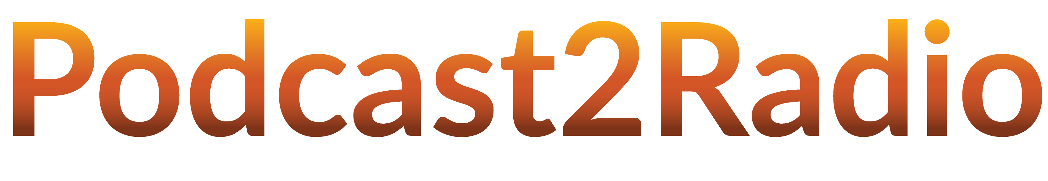 Podcast2Radio logo